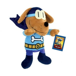 MerryMakers Dog Man Bark Knight Plush Toy, 9-Inch, based on the graphic novel book series by Dav Pilkey Klutz