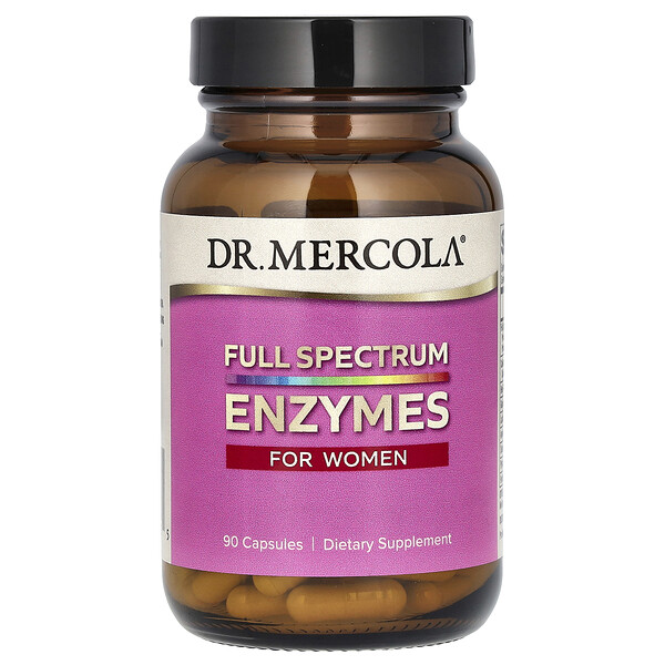 Full Spectrum Enzymes for Women, 90 Capsules (Капсулы) Dr. Mercola