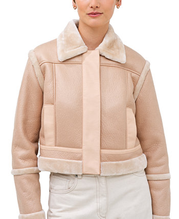 Женская укороченная куртка Blen из искусственного меха French Connection