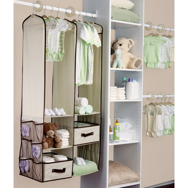 Delta Children 24-Piece Nursery Storage Set, Beige Delta Children