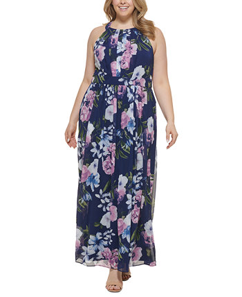 Платье макси с цветочным принтом больших размеров Jessica Howard