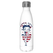 Betty Boop USA Flag Print Dress 17-oz. Stainless Steel Water Bottle Licensed Character