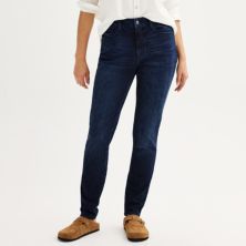Женские джинсы скинни Sonoma Goods For Life® с высокой посадкой и пышными формами SONOMA