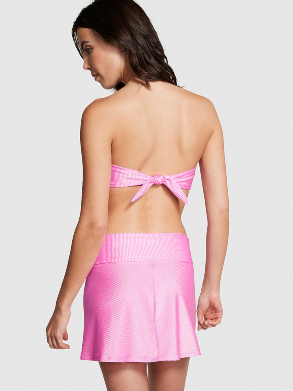 Мини-юбка с отложным воротником Pink