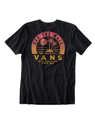 Черная футболка с принтом на спине Vans Old Skool Island Vans