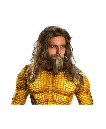 Men's Aquaman Movie Adult Aquaman Beard and Wig Set BuySeasons
