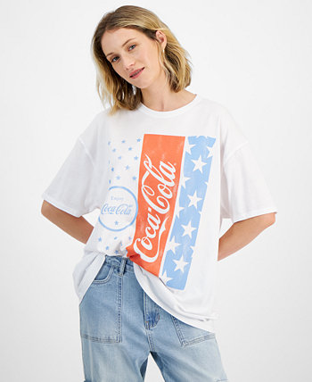 Juniors' Coca Cola Graphic T-Shirt Grayson Threads, The Label