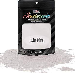 U.S. Art Supply Jewelescent Aqua Mica Pearl Powder Pigment, 3.5 oz (100g) Sealed Pouch - Cosmetic Grade, Metallic Color Dye - Paint, Epoxy, Resin, Soap, Slime Making, Makeup, Art U.S. Art Supply