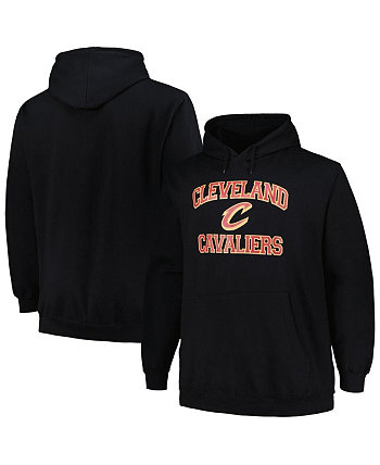 Мужской черный пуловер с капюшоном Cleveland Cavaliers Big and Tall Heart and Soul Profile