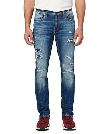 Buffalo Men's Slim Ash Veined and Worked Jeans Buffalo