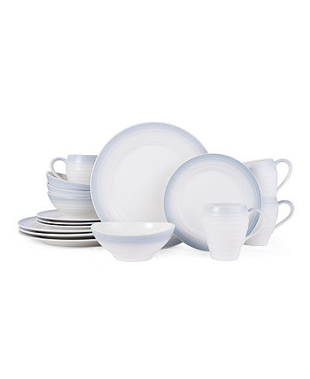 Набор столовой посуды Swirl из 16 предметов, сервиз на 4 персоны MIKASA