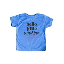 Hello Little Sunshine Toddler Short Sleeve Graphic Tee The Juniper Shop