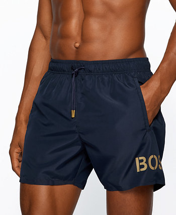Мужские шорты для плавания из переработанной ткани BOSS BOSS Hugo Boss