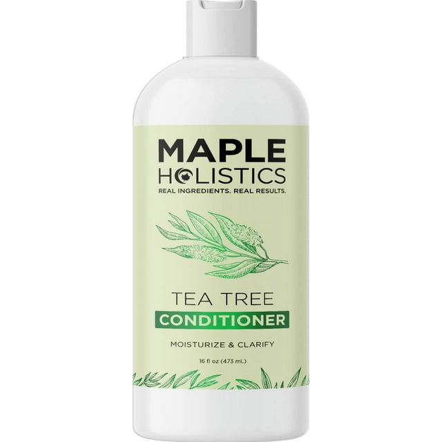 Tea Tree Oil Conditioner Sulfate Free - Maple Holistics Tea Tree Oil Dry Scalp Conditioner For Oily Hair with Rosemary - Scalp Care Conditioner Tea Tree for Women & Men with Natural Oils - 16oz Maple Holistics