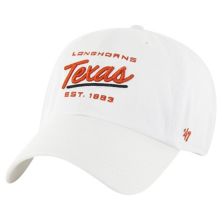 Women's '47 White Texas Longhorns Sidney Clean Up Adjustable Hat Unbranded