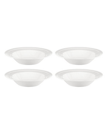 Tin Can Alley Rimmed Soup Bowls, Set of 4 Lenox