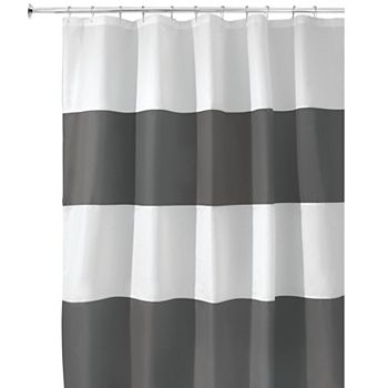 iDesign Stripe Polyester Shower Curtain IDesign