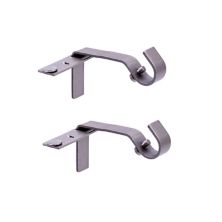 Kenney® Fast Fit™ 5/8&#34; No Measure Curtain Rod Brackets 2-pack Set Kenney