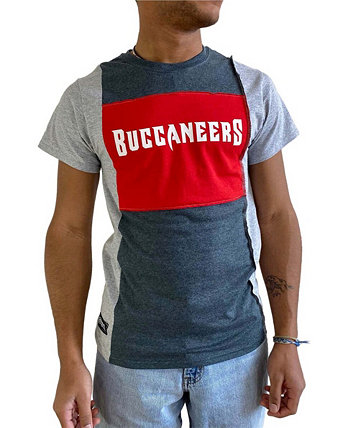 Мужская футболка с разрезом из оловянной шерсти Tampa Bay Buccaneers Refried Apparel