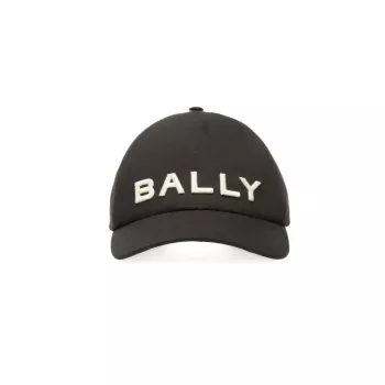 Бейсболка с вышитым логотипом BALLY
