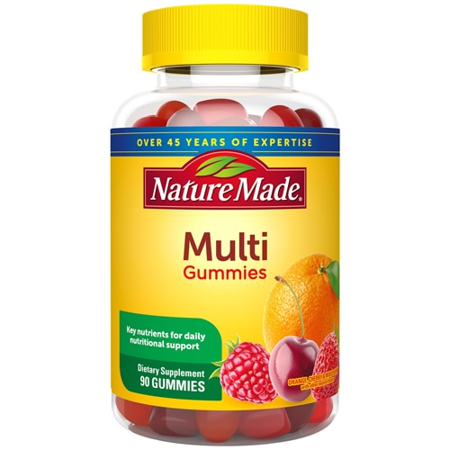 Nature Made Мульти жевательные конфеты для взрослых, фруктовое ассорти -- 90 жевательных конфет Nature Made