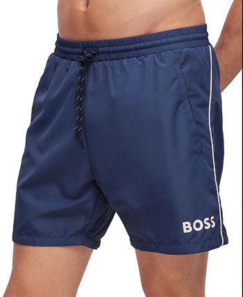 Мужские быстросохнущие шорты для плавания с логотипом BOSS