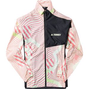 Куртка с принтом PrimeBlue Trail Wind.RDY Adidas Outdoor