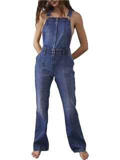 Camilla Slim Boot Overalls Free People