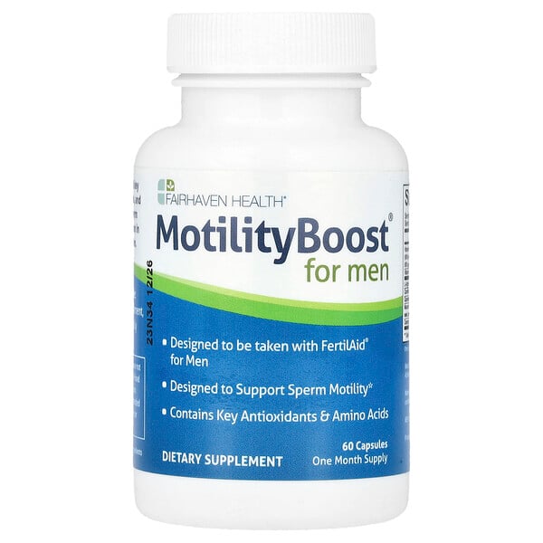 MotilityBoost for Men, 60 Capsules (Капсулы) Fairhaven Health