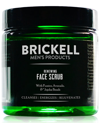 Обновляющий скраб для лица Brickell Men's Products, 4 унции. Brickell Mens Products