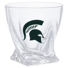 Michigan State Spartans 11oz. Logo Curved Rocks Glass Unbranded