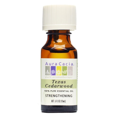 Aura Cacia 100% чистое эфирное масло техасского кедра -- 0,5 жидких унций Aura Cacia