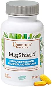 Quantum Health MigShield Magnesium Supplements with Riboflavin & CoQ10, The Power of Magnesium in Easy-to-Take Tablets (Таблетки) For Effective Results, 60 Tablets, 30-Day Supply Quantum