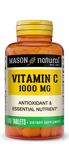 Витамин C - 1000 мг - 100 таблеток - Mason Natural Mason Natural
