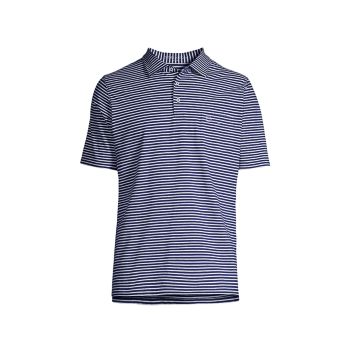 Tommy Striped Short-Sleeve Polo B Draddy