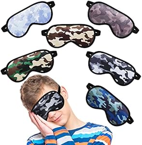 Маска для сна JenPen 6 Pack Kids Camo Sleep Mask JenPen