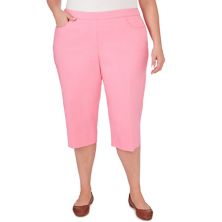 Plus Size Alfred Dunner Miami Clamdigger Pull-On Pants Alfred Dunner