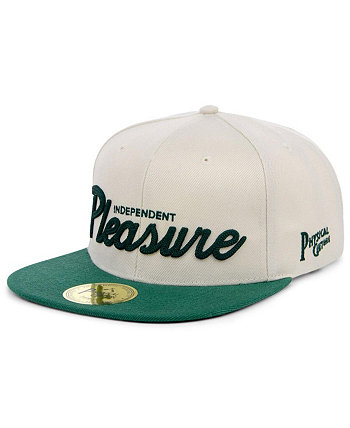 Men's Cream Independent Pleasure Club of New Jersey Black Fives Snapback Adjustable Hat Physical Culture