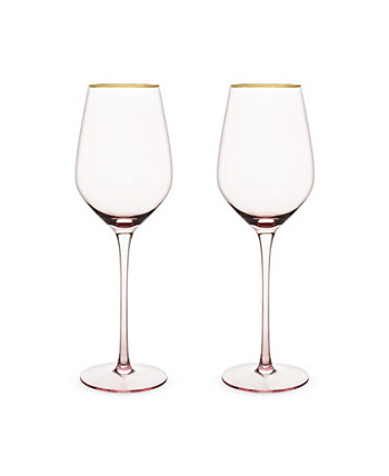 Набор бокалов для вина Rose Crystal из 2 шт. Twine