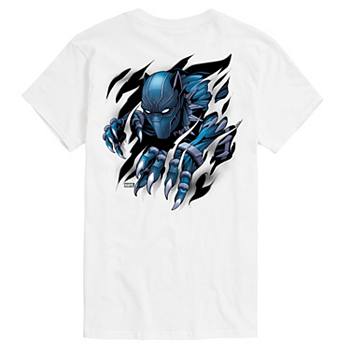 Men's Black Panther Claw Tear Graphic Tee Marvel