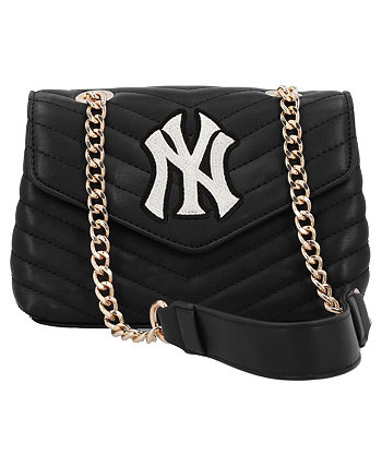 New York Yankees Quilted Crossbody Purse Cuce