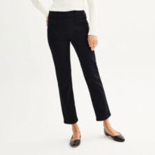 Women's Nine West Mid Rise Pull-On Straight Jeans Nine West