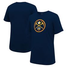 Темно-синяя футболка Stadium Essentials унисекс Denver Nuggets с основным логотипом Stadium Essentials