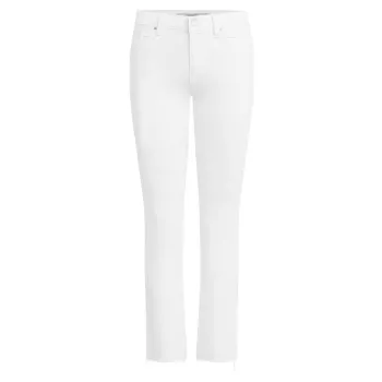 Прямые джинсы до щиколотки со средней посадкой и разрезами Nico Hudson Jeans