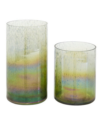 Стеклянная ваза ручной работы с эффектом омбре, набор из 2 шт. Novogratz