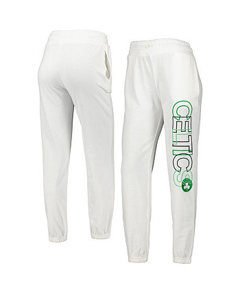 Женские белые брюки Boston Celtics Sunray Concepts Sport
