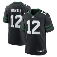 Men's Nike Joe Namath Legacy Black New York Jets Alternate Retired Player Game Jersey Nitro USA