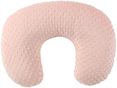 Nursing Pillow Cover Breastfeeding Pillow Cases Plush Dot Slipcover (LightPink) QUENESS