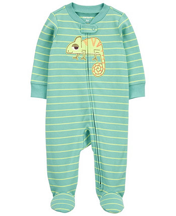 Хлопковая пижама для сна и игр Baby Iguana Snap Up Carter's