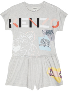 Шорты Комбинезон с логотипом спереди (Маленькие дети/Большие дети) Kenzo Kids
